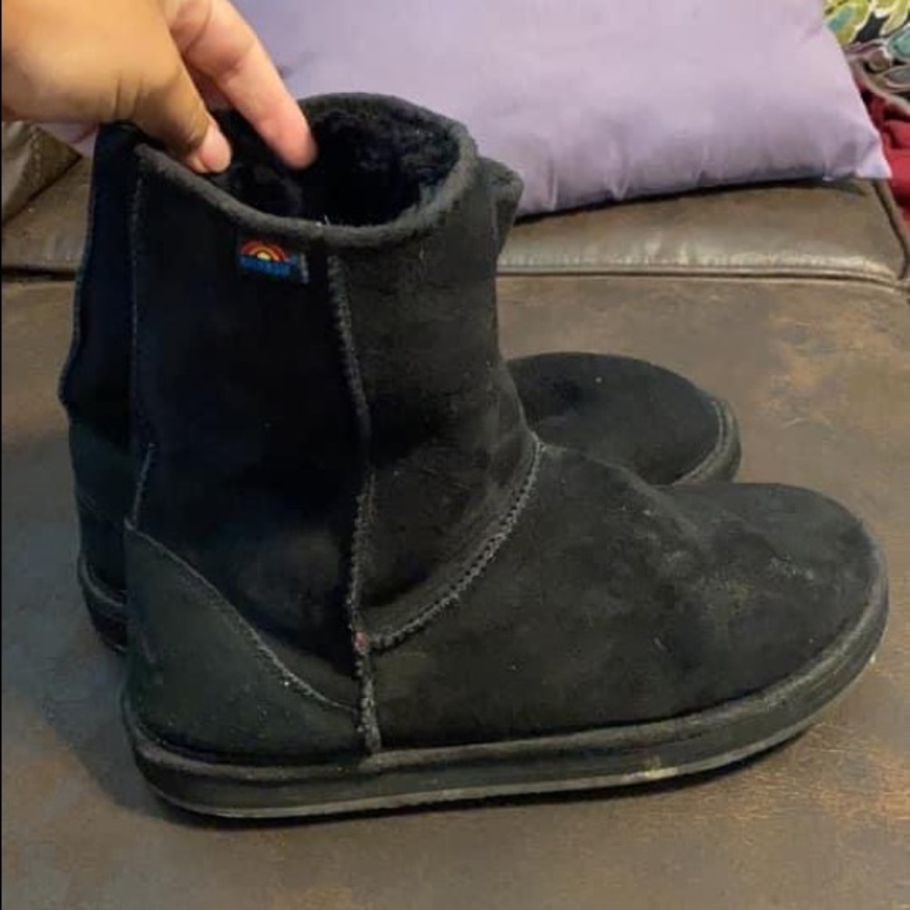 Rainbow boots